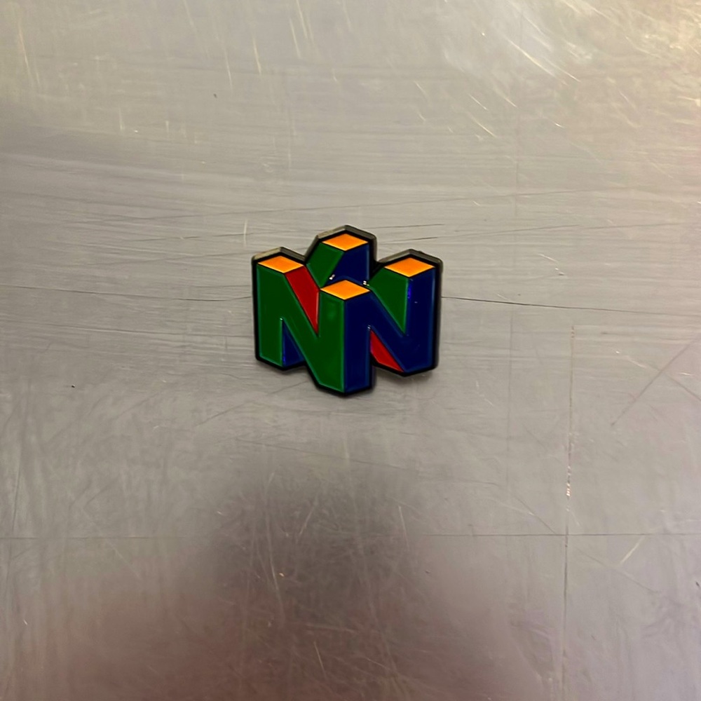 Nintendo 64 Logo Pin